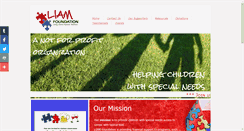 Desktop Screenshot of liam-foundation.org